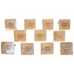 Set of 11 Mother-of-Pearl Napkin Rings