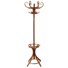 Thonet Style Bentwood Hall Tree or Coat Rack