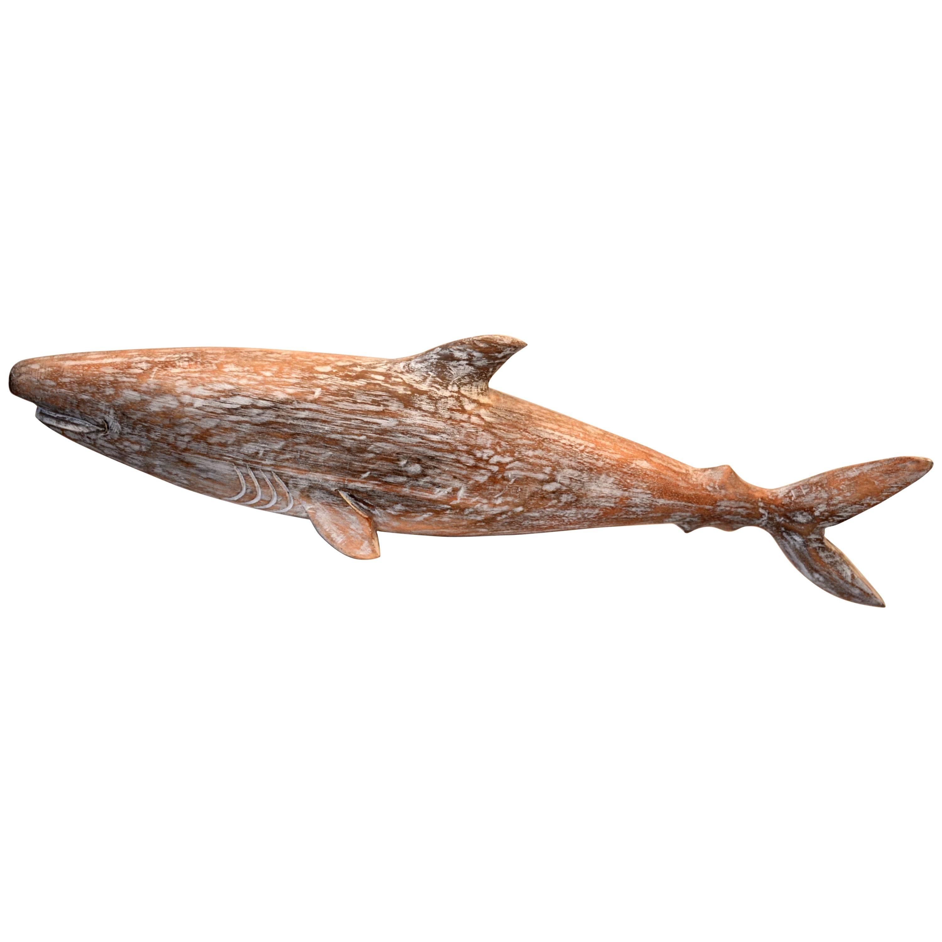 Carved Belgium Oak Shark