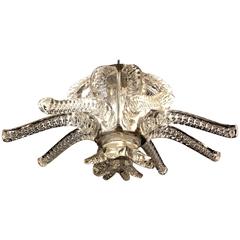 Marc Lalique Crystal Chandelier 7