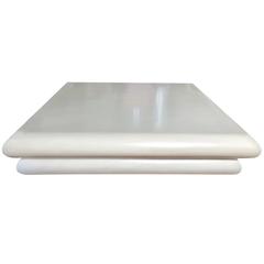 Very Large Modern Coffee Table, Tessellated Bone 6