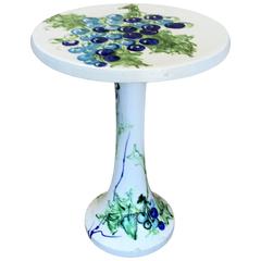 Raymor Ceramic Wine Table with Grapevine Decoration 7