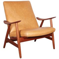 Teak Club Chair by Illum Wikkelso