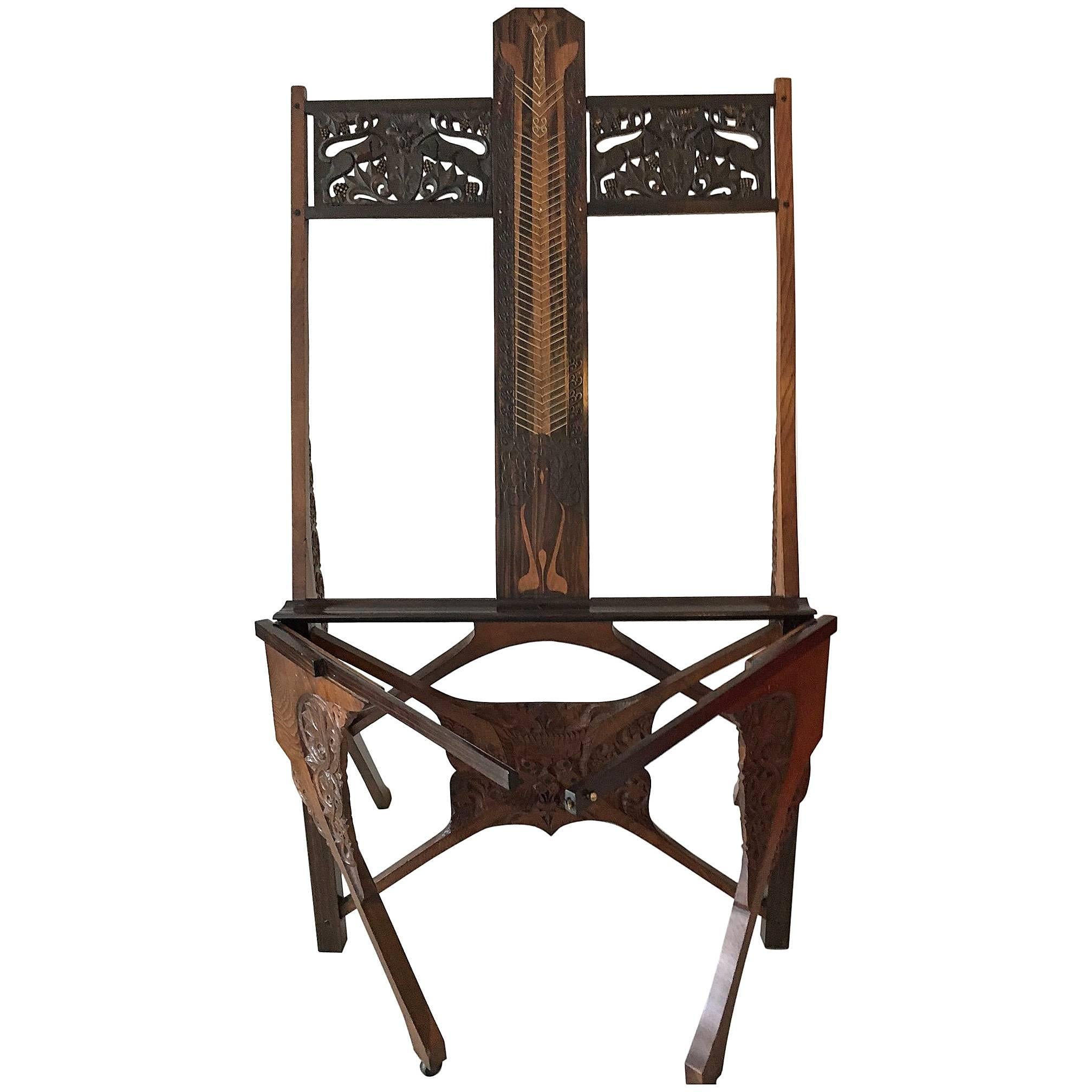 Important Portefolio Stand, Early 20th Century For Sale