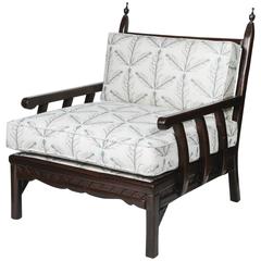 Vintage Low-Sling Walnut Easy Chair 7