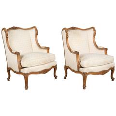 Pair of Louis XV Style French Armchairs 2