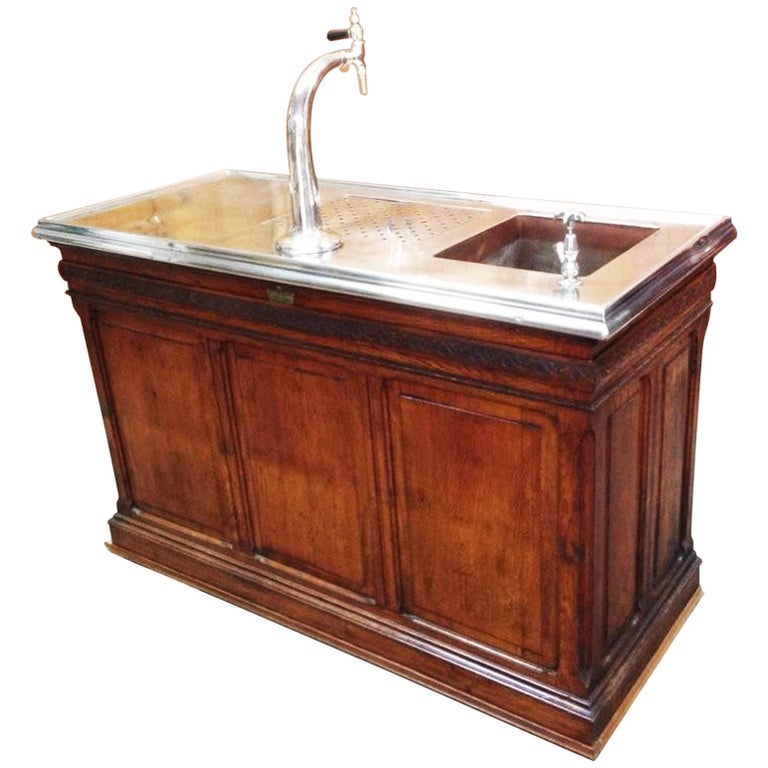 French Art Deco Bar Restaurant Counter, 1920s at 1stDibs