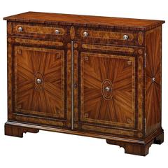 Regency Style Rosewood Inlaid Side Cabinet