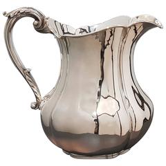 20th Century Sterling Silver Jug Italian Baroque revival, made in Italy