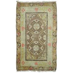 Vintage Khotan Throw Rug