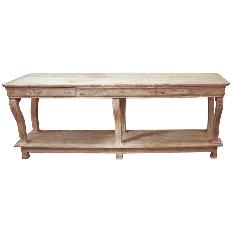 French Console Table painted country french console table / buffet at 1stdibs French Console Table painted country french console table / buffet at 1stdibs