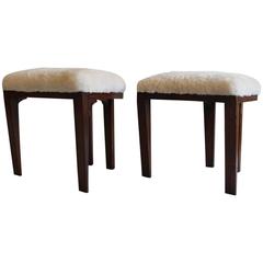 Pair of Stools by Jean Royere