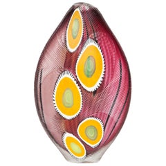 Evviva II, a mixed coloured sculptural glass vase by Marco & Mattia Salvadore