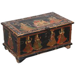 Antique Early 19th Century Indian Document Box