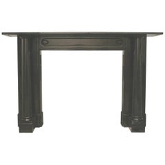 19th Century Regency Black Marble Chimneypiece