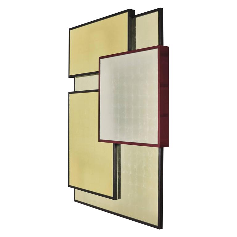 "Kaleidoscope" Mirror by Hervé Langlais for Galerie Negropontes For Sale