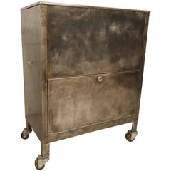 Rolling Industrial Metal File Cabinet 5