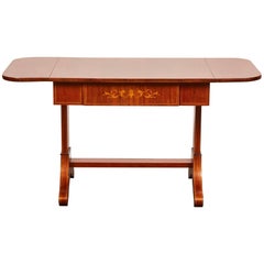 19th Century Danish Empire Mahogany Salon Table