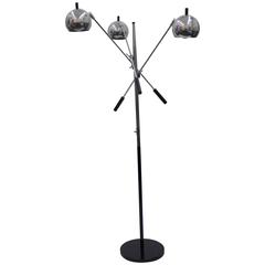 Chrome Vintage Floor Lamp Arredoluce Style 9