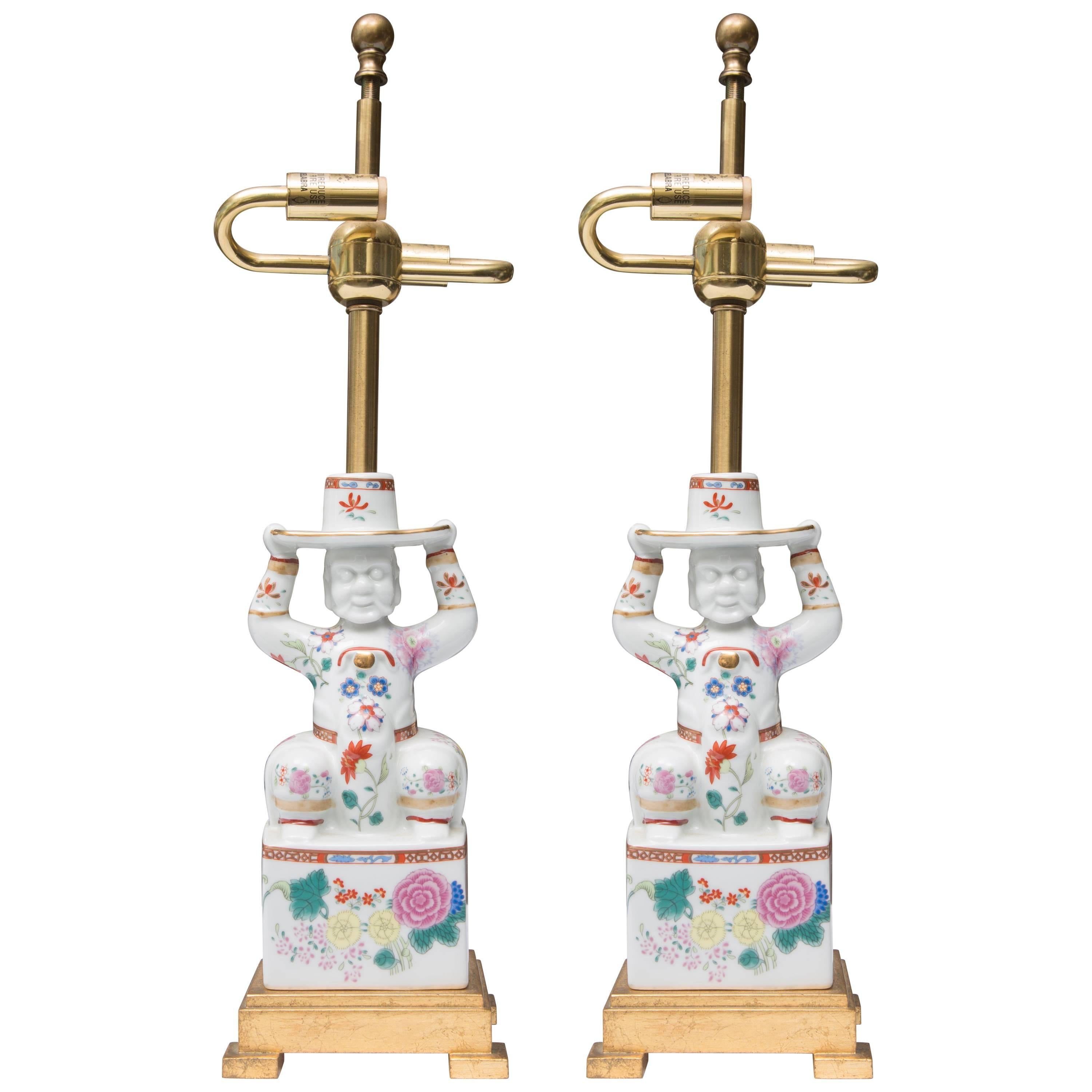 Chinese Warrior as a Table Lamp