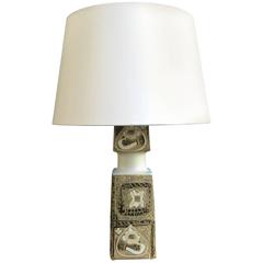 Mid-Century Vintage Table Lamp by Nils Thorsson for Fog & Morup, 1960s 12
