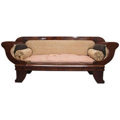 19th Century Mahogany Biedermeirer Sofa