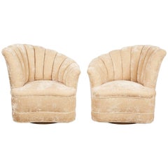 Pair of Nautilus Swivel Chairs