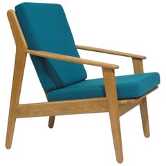 Vintage Poul Volther Danish Oak Lounge Chair