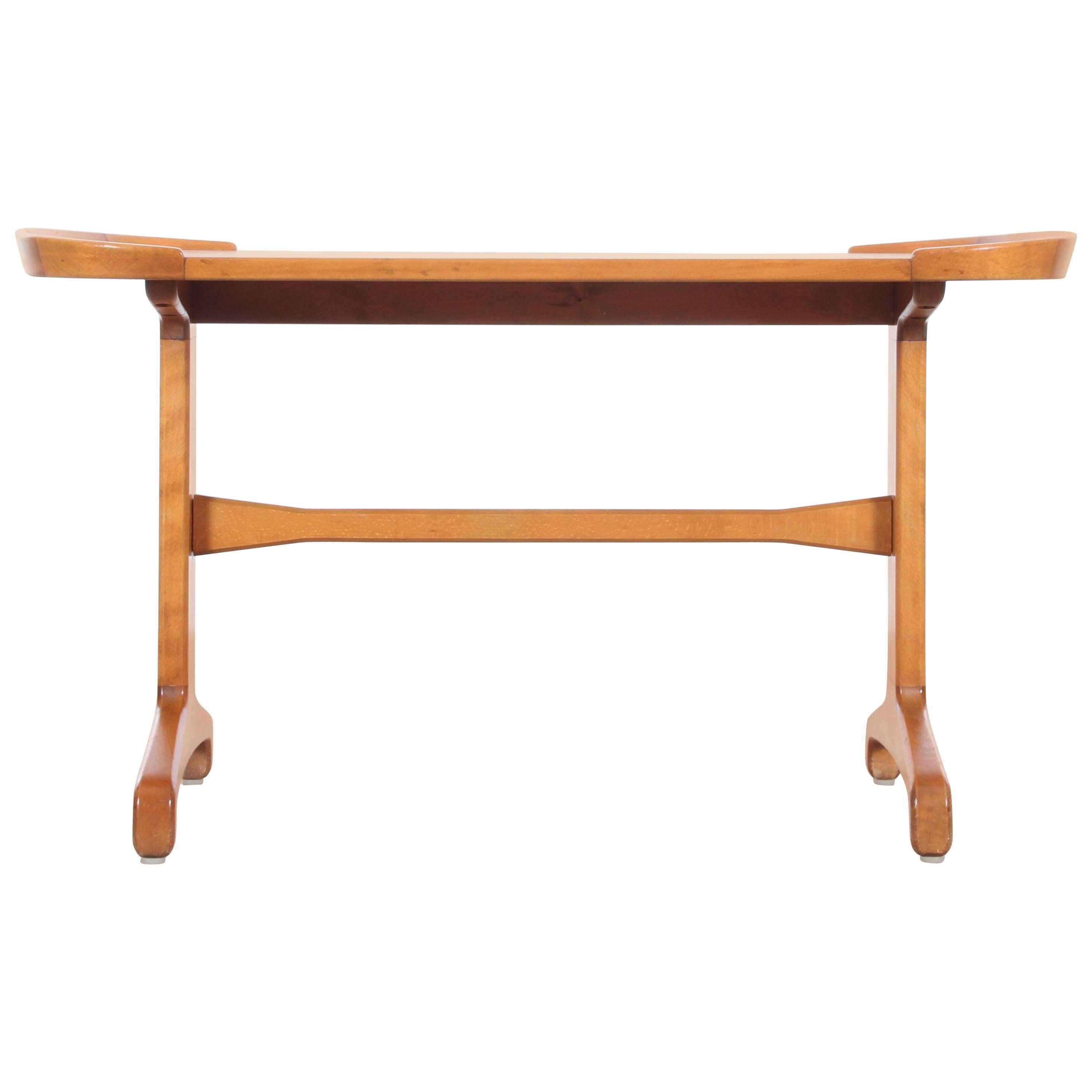 Mid-Century Modern Coffee Table in Beech and Elm