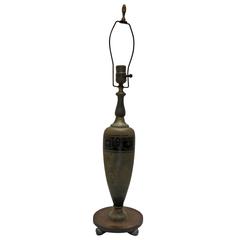 Late 19th Century Italian Tole Metal Lamp