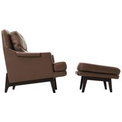 Edward Wormley Lounge Chair and Ottoman 12