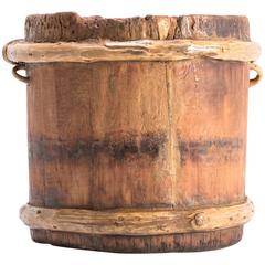 Mongolian Forever Knot Grain Container