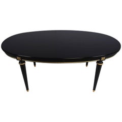 French Louis XVI Style Oval Dining Table