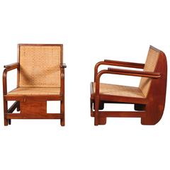 Pair of Lounge Chairs in the Manner of Ilonka Karasz 12