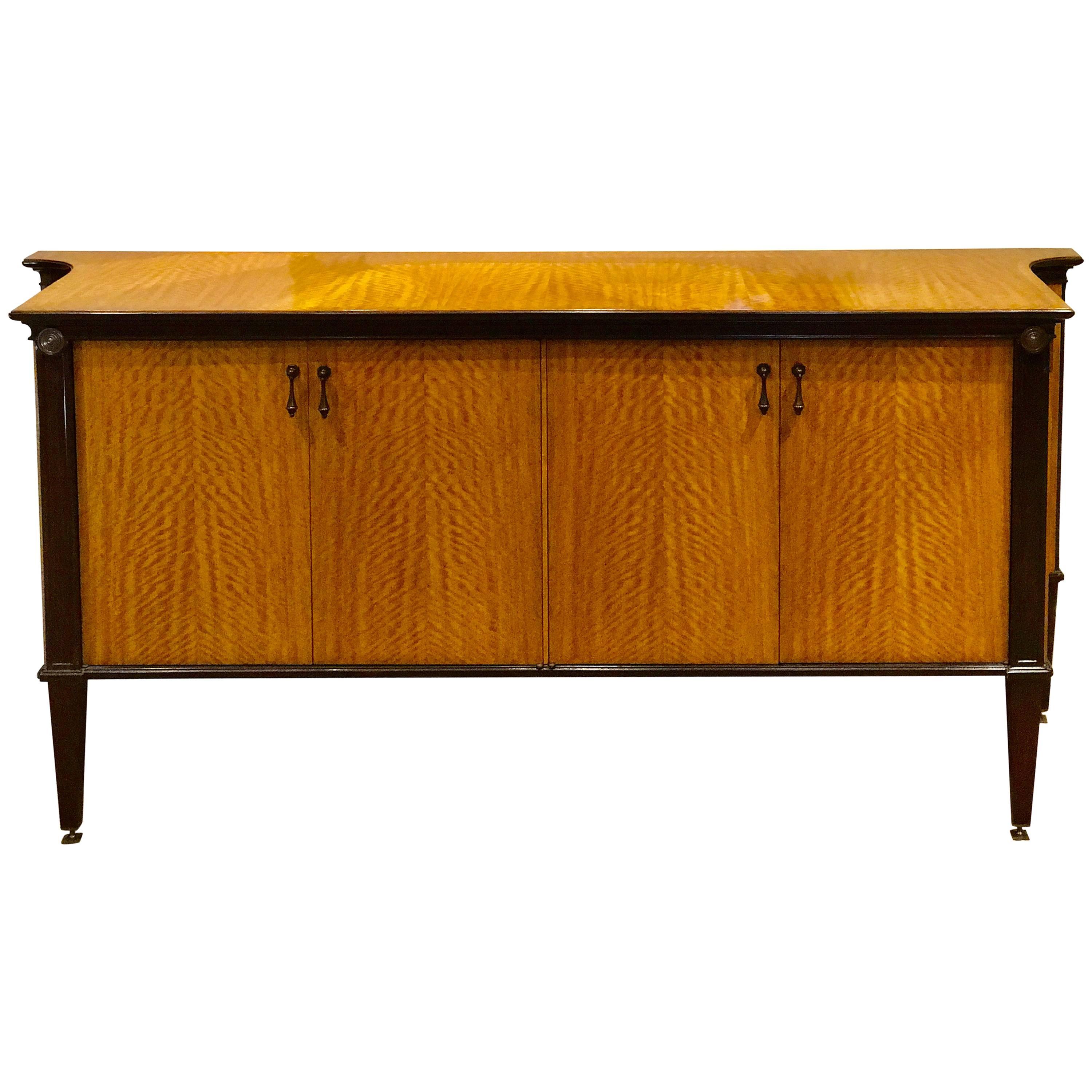 French Modern Style Satinwood Sideboard