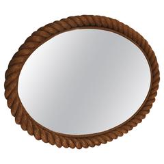 Oval Rope Mirror