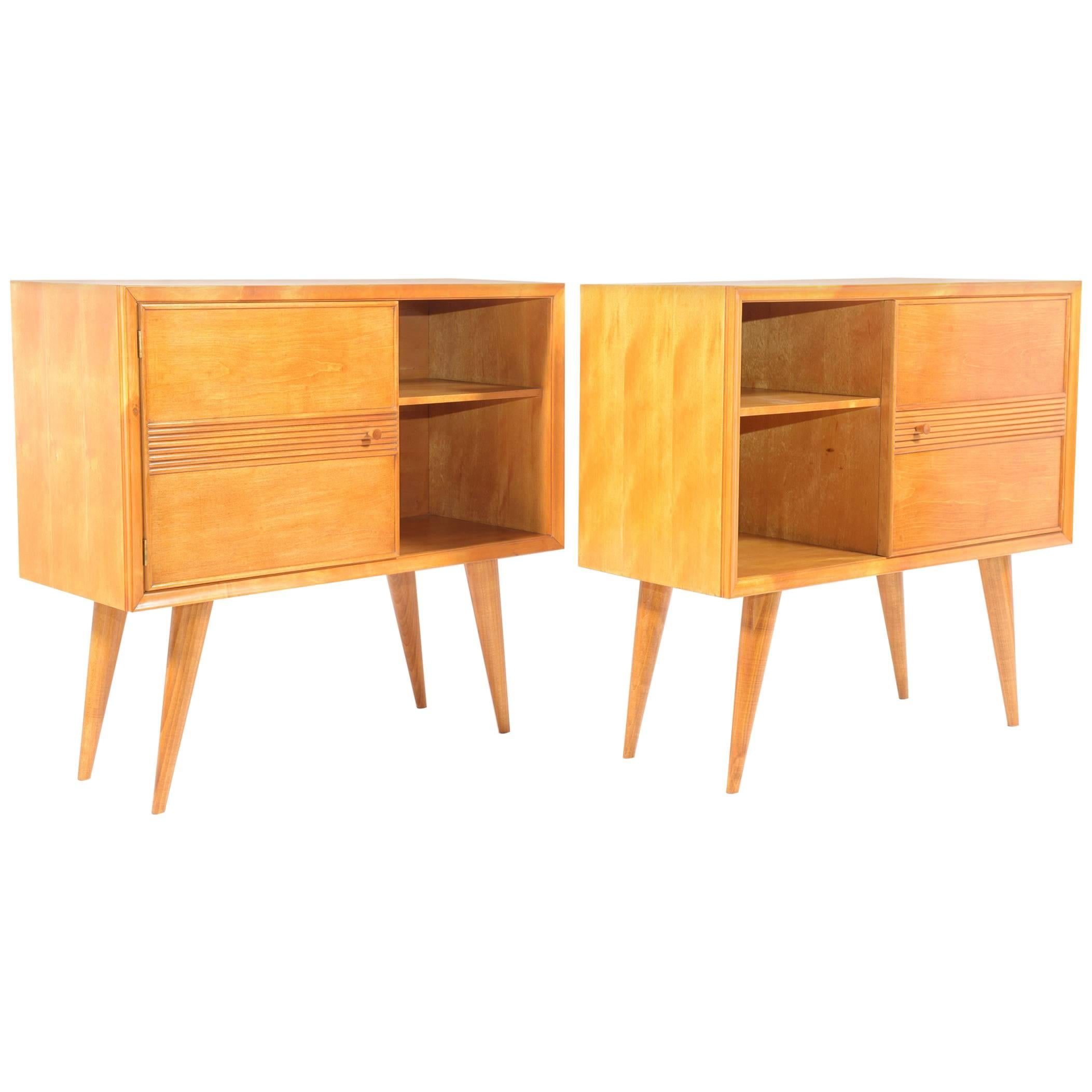 Pair of Mid-Century Italian Cabinet by Pier Giulio Magistretti For Sale