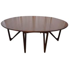 Danish Rosewood Dining Table by Kurt Ostervig for Jason Mobler