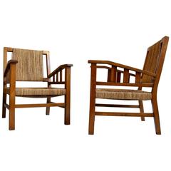 Pair of Armchairs by Francois Jourdain