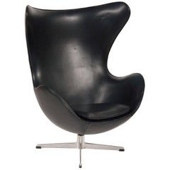 Arne Jacobsen Egg Chair In Edelman Leather 