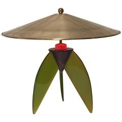 Resin and Metal Memphis Table Lamp 9