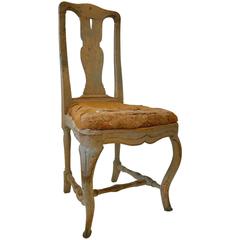 Swedish Rococo Side Chair, 18th Century