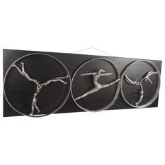 Vintage Contemporary Modern Olympic Style Wall Art