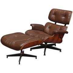 Charles and Ray Eames Lounge Chair and Ottoman