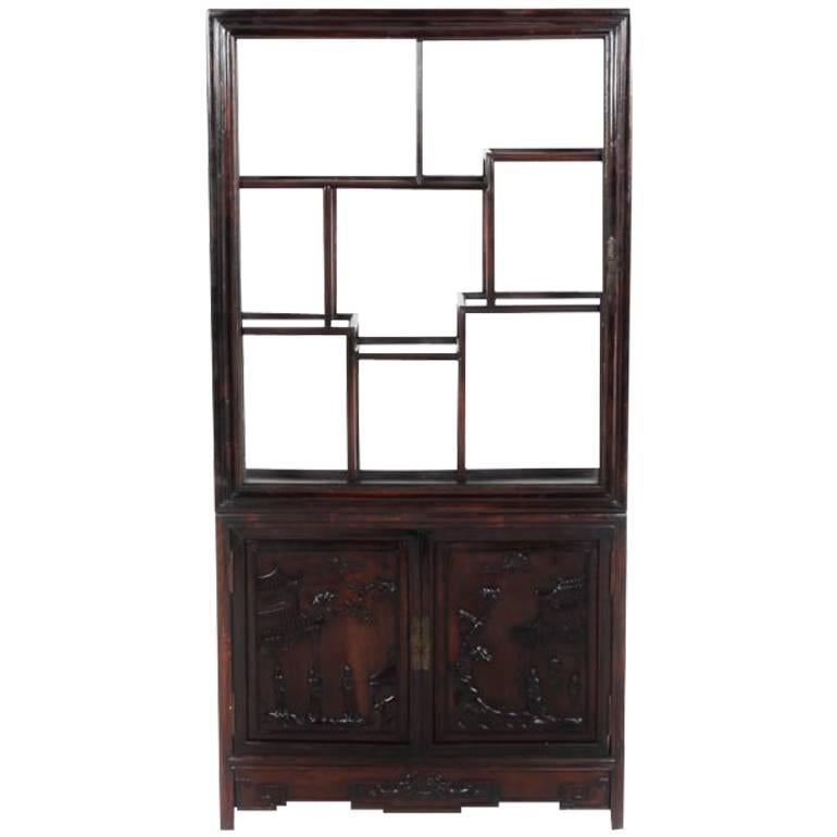 Antique Chinese Display Cabinet Circa 1900