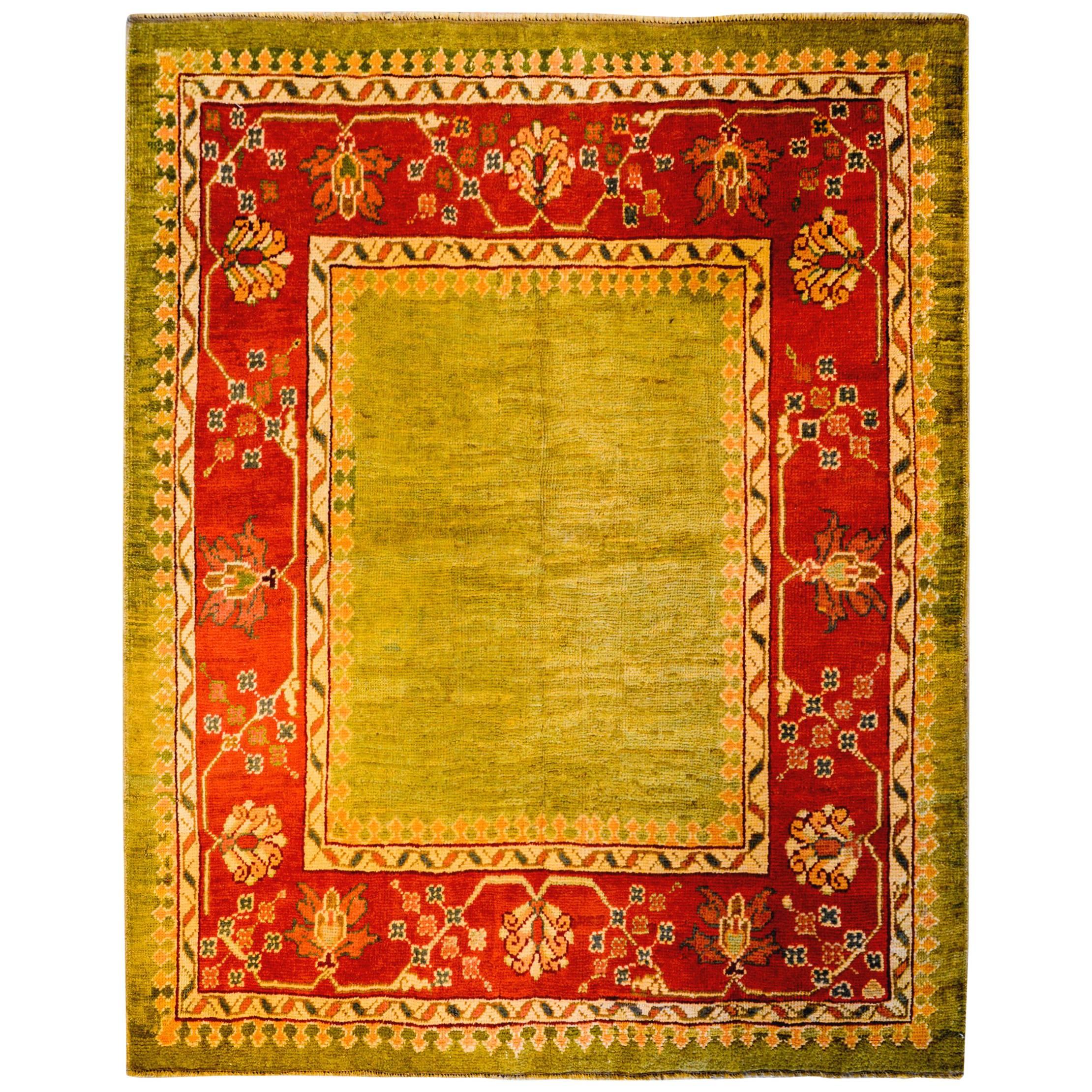 Wonderful Early 20th Century Oushak Rug For Sale