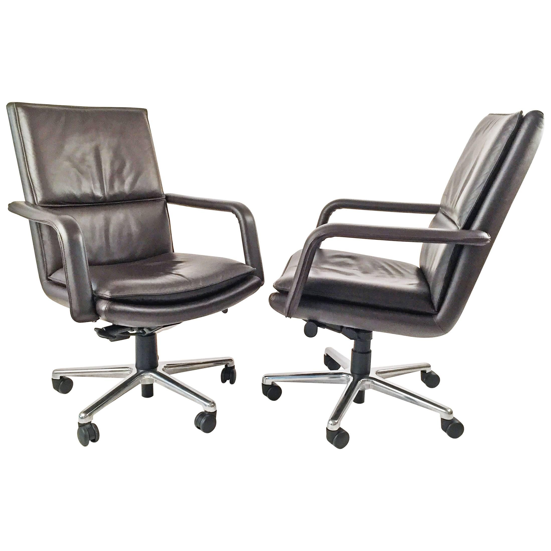 Executive Chairs Pair by Elite 597  Keilhauer 