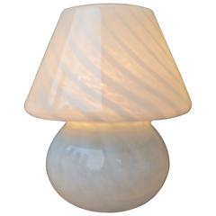 Murano Glass Mushroom Light or Lamp