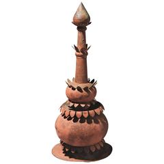 19th Century Indian Tole Architectural Finial