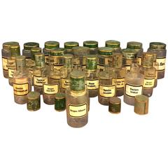 Rare Set of 27 Antique Pharmacy Jars, France, 19th Century 3